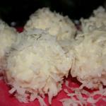 Fun filled Coconut Cake Balls